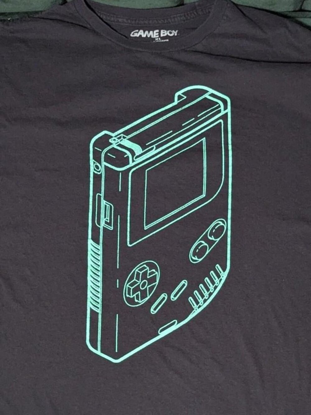 Official Nintendo Game Boy Wireframe Graphic Tee